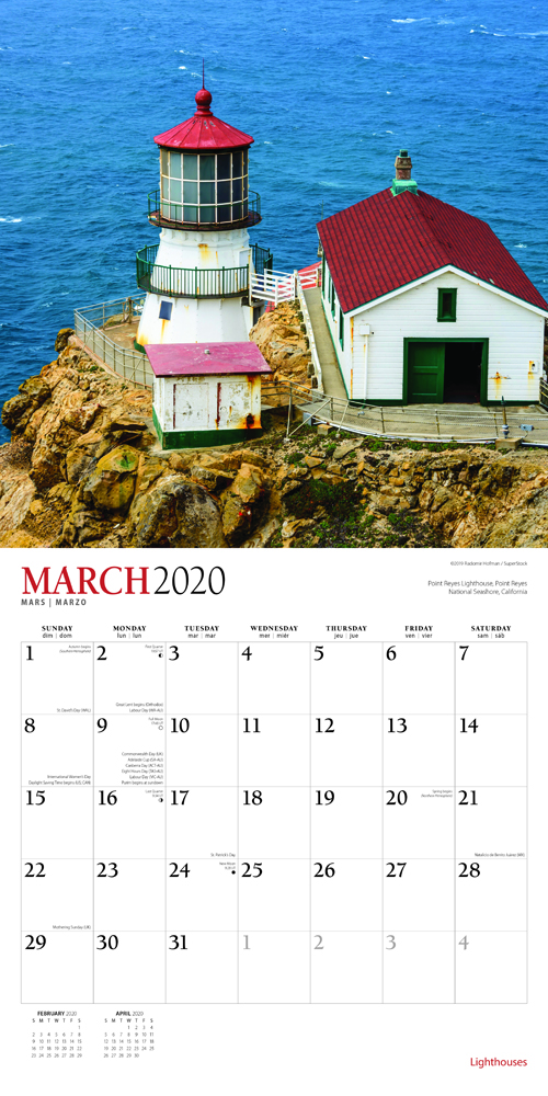 Lighthouses Books Calendars Lighthouses 2016 Square 12x12 Wall Calendar