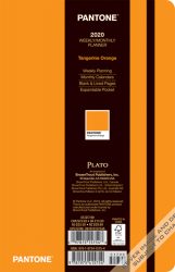 Pantone™ 2020 5.25 x 8.25 Inch Fashion Planner Compact Weekly from Plato™ Tangerine Orange