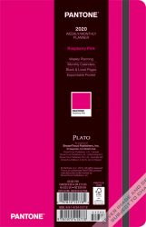 Pantone™ 2020 5.25 x 8.25 Inch Fashion Planner Compact Weekly from Plato™ Raspberry Pink