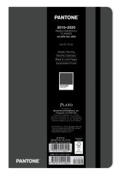 Pantone™ 2020 5.25 x 8.25 Inch Fashion Planner 18 Months Compact Weekly from Plato™ Earth Gray