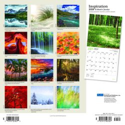 Inspiration 2020 12 x 12 Inch Monthly Square Wall Calendar with Foil Stamped Cover by Plato, Inspiration Motivation Quotes
