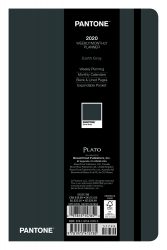Pantone™ 2020 5.25 x 8.25 Inch Fashion Planner Compact Weekly from Plato™ Earth Gray