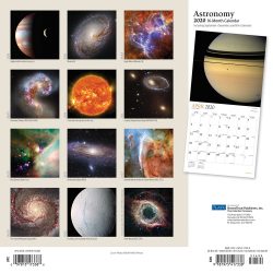 Astronomy 2020 12 x 12 Inch Monthly Square Wall Calendar with Foil Stamped Cover by Plato, Astronomy Nasa Hubble Telescope