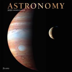 Astronomy 2020 12 x 12 Inch Monthly Square Wall Calendar with Foil Stamped Cover by Plato, Astronomy Nasa Hubble Telescope