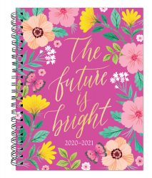 Bonnie Marcus 2021 6 x 7.75 Inch Weekly 18 Months Desk Planner by Plato with Foil Stamped Cover, Fashion Designer Stationery