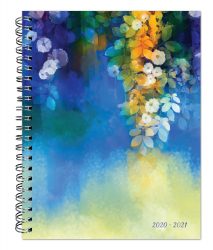 Maui Morning 2021 6 x 7.75 Inch Weekly 18 Months Desk Planner by Plato with Foil Stamped Cover, Planning Stationery