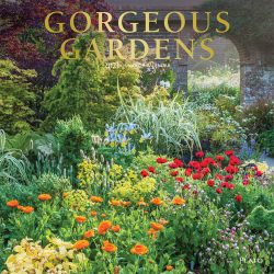 Gorgeous Gardens 2021 12 x 12 Inch Monthly Square Wall Calendar with Foil Stamped Cover by Plato, Gardening Outdoor Home Country Nature