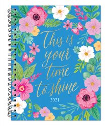Bonnie Marcus 2021 6 x 7.75 Inch Weekly Desk Planner by Plato with Foil Stamped Cover, Fashion Designer Stationery