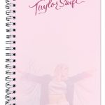 Taylor Swift 2021 Compact Wire Journal by Plato, Music Pop Singer Songwriter Celebrity