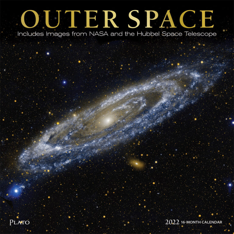 Outer Space 2022 Square Wall Calendar by Plato Plato Calendars