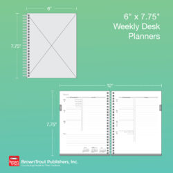 2022 12-Months Desk Planners