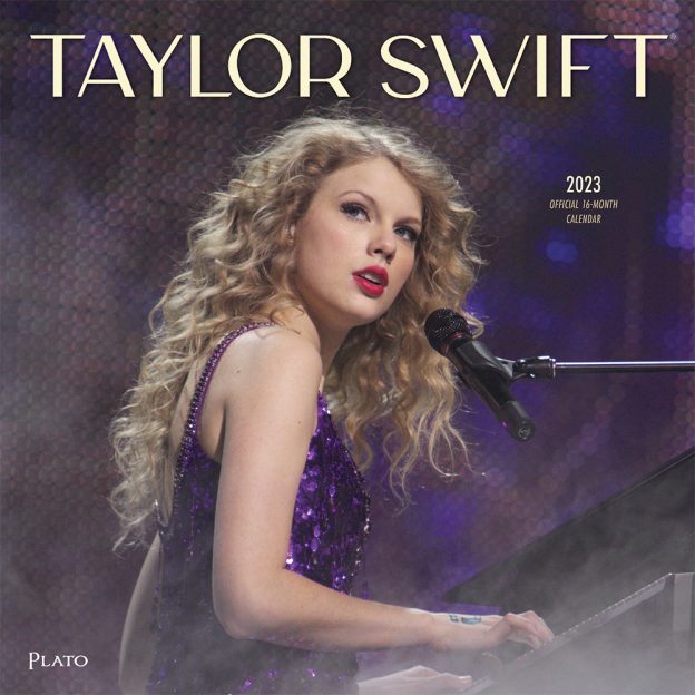 Taylor Swift OFFICIAL | 2023 12 x 24 Inch Monthly Square Wall Calendar | Plato | Music Pop Singer Songwriter Celebrity