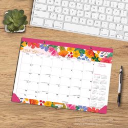 2024 15.5 x 11 Inch 18 Months Monthly Desk Pad Calendar | July 2023 - December 2024