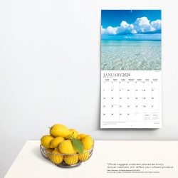 2024 12 x 24 Inch 18 Months Monthly Square Wall Calendar | July 2023 - December 2024